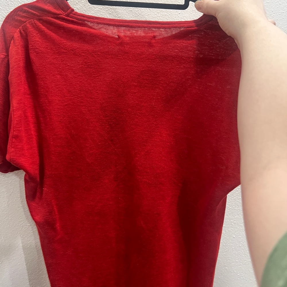 Isabel Marant red graphic tee - Picture 3 of 4
